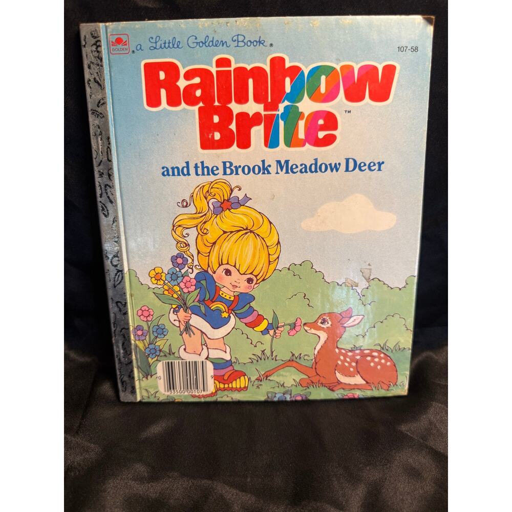 Vintage 1984 Rainbow Brite and the Brook Meadow Deer Little Golden Book VGC